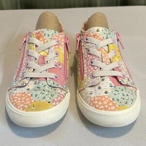 Cat & Jack Girls Lucian Patchwork Floral Print with Side Zip - Size 2